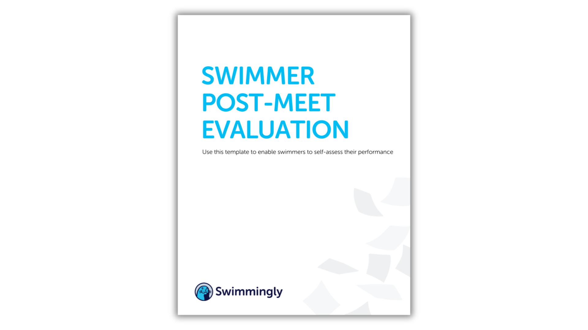 Swimmer Post-Meet Self Evaluation