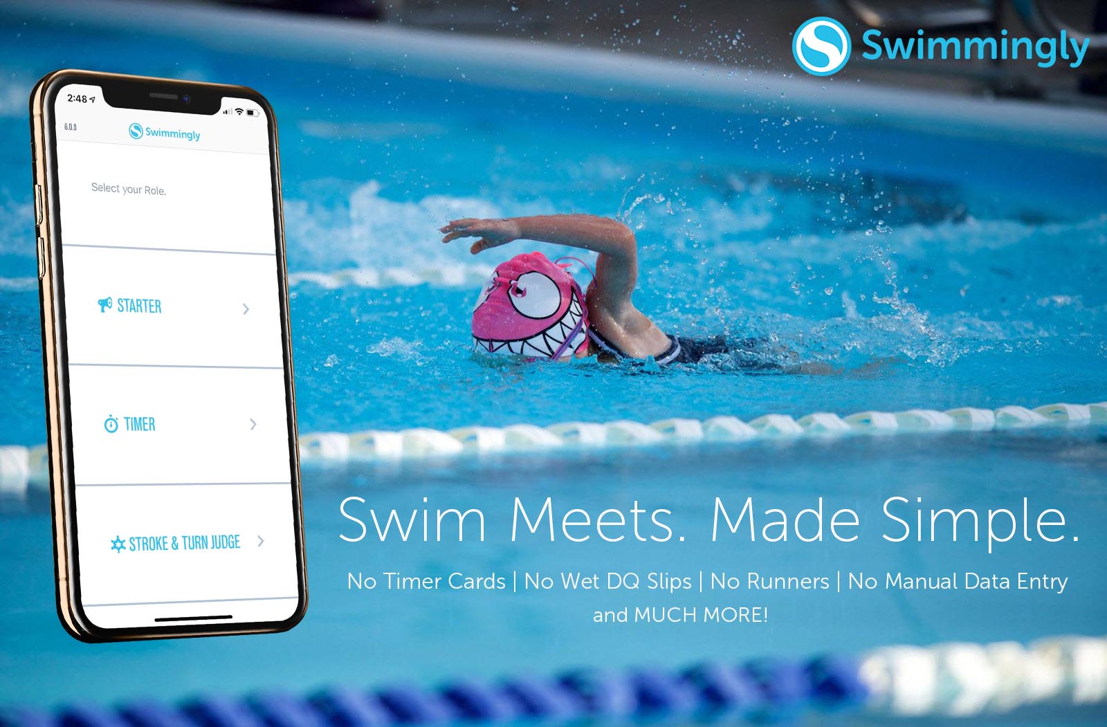 Swimmingly - Swim meet timing system Swimmingly - Swim meet timing system